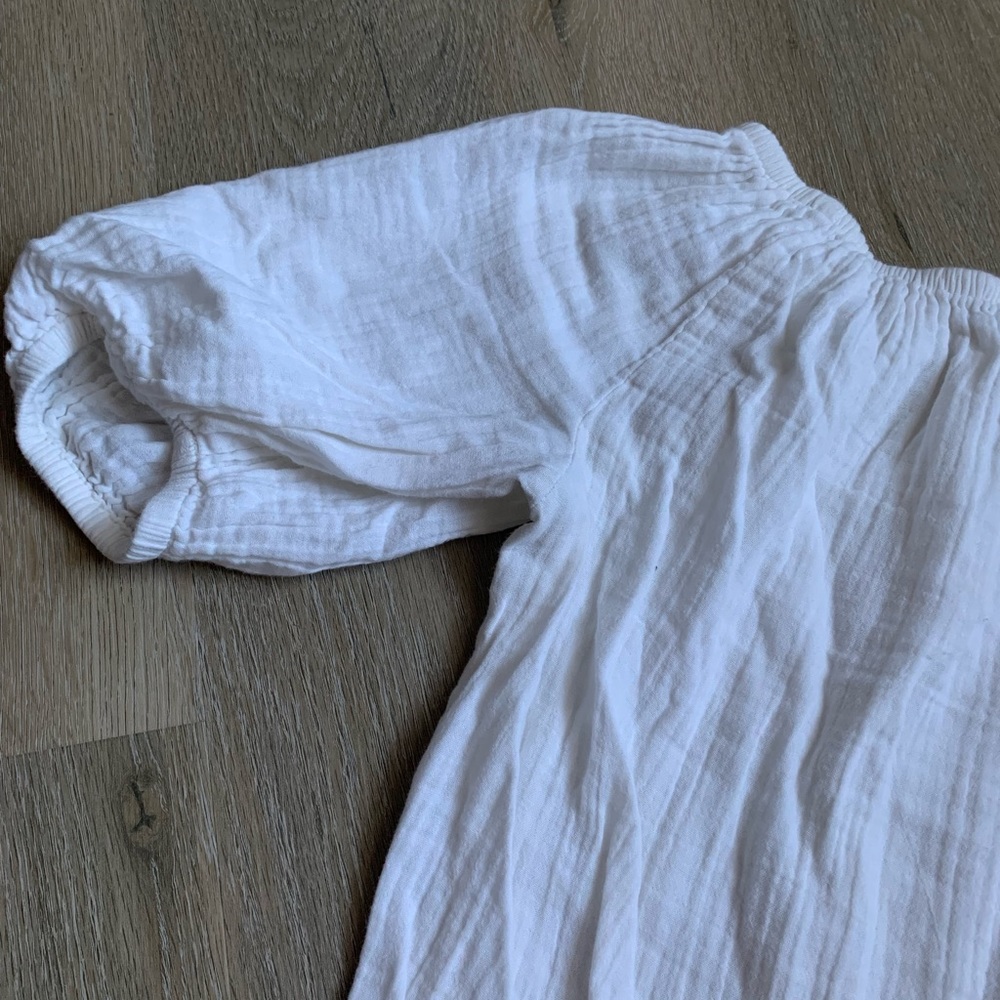 off shoulder cotton blouse - Picture 2 of 4